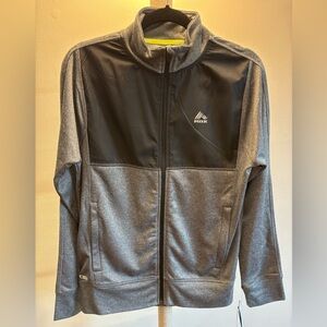 RBX women’s Zip-Up Athletic Jacket - Gray & Black